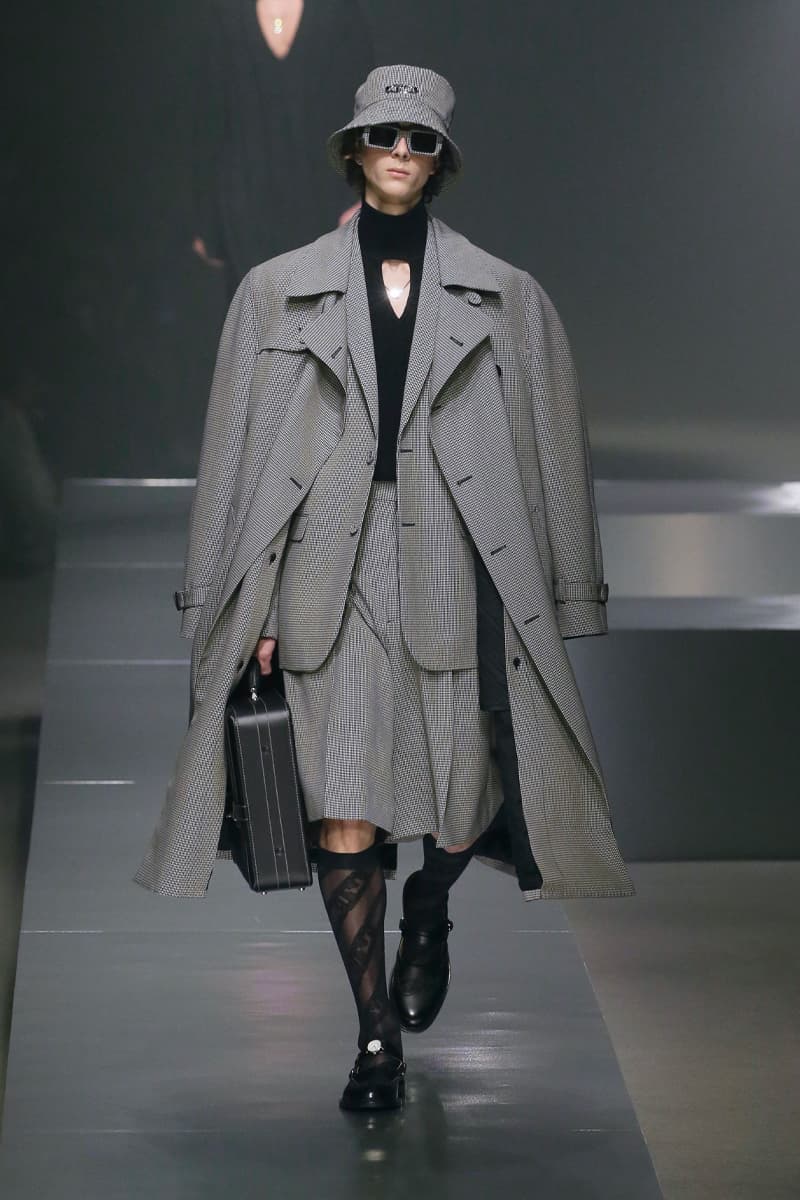 Fendi Redefines the Roaring Twenties in FW22 Collection fall/winter 2022 mens milano milan fashion week mfw silvia venturini fendi