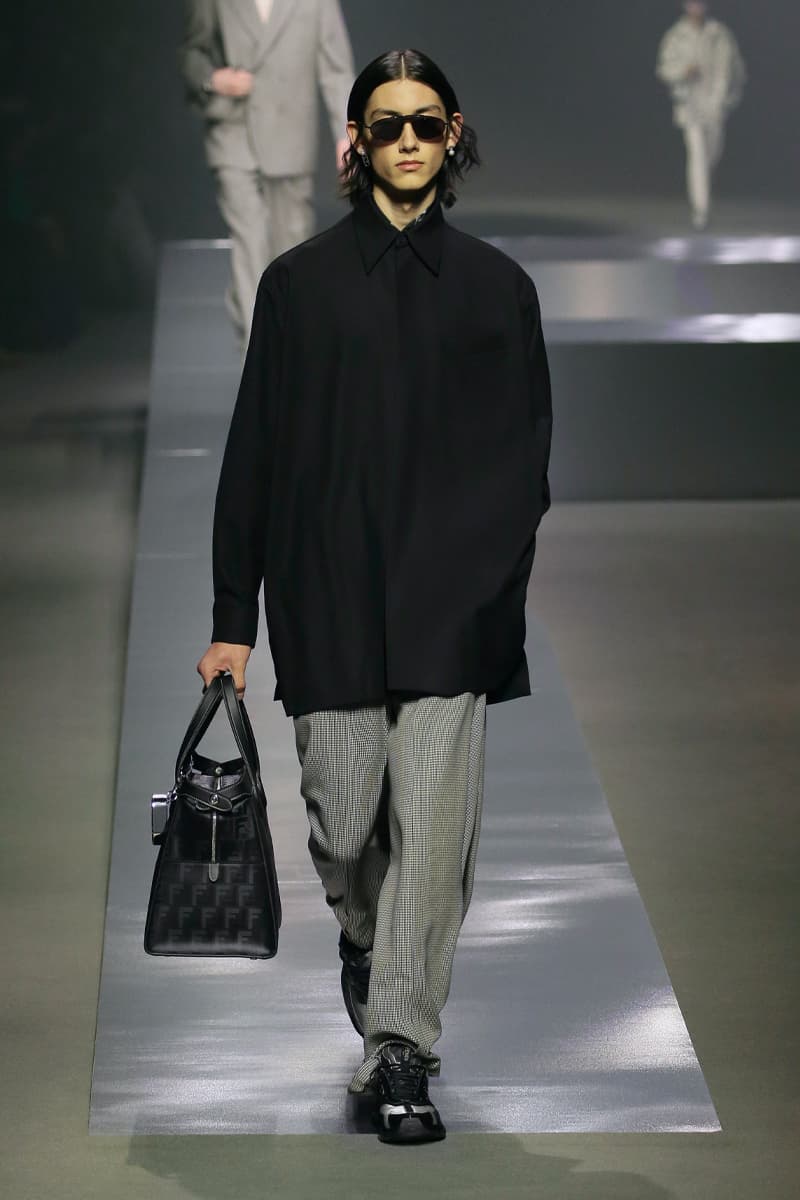 Fendi Redefines the Roaring Twenties in FW22 Collection fall/winter 2022 mens milano milan fashion week mfw silvia venturini fendi