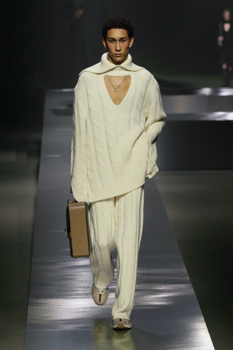 Fendi Redefines the Roaring Twenties in FW22 Collection fall/winter 2022 mens milano milan fashion week mfw silvia venturini fendi