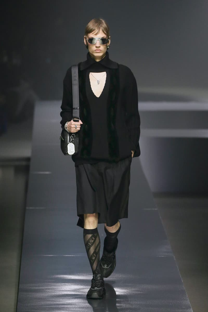 Fendi Redefines the Roaring Twenties in FW22 Collection fall/winter 2022 mens milano milan fashion week mfw silvia venturini fendi