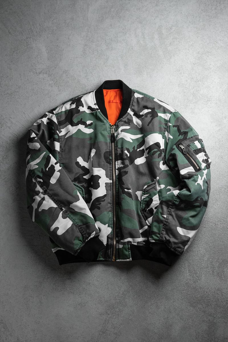 FOSTEX GARMENTS Camo MA1 Jacket Release HBX | Hypebeast