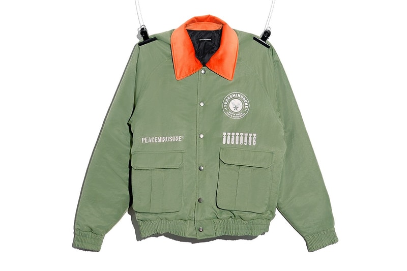 Shop G-Dragon’s Peace Minus One SS22 Spring Summer Drop Live Online Bomber Jacket Puffer Jacket Green Army Camo COUP D’ETAT Gee Eun Kpop BIGBANG Peace Sign Motif Baseball Cap 