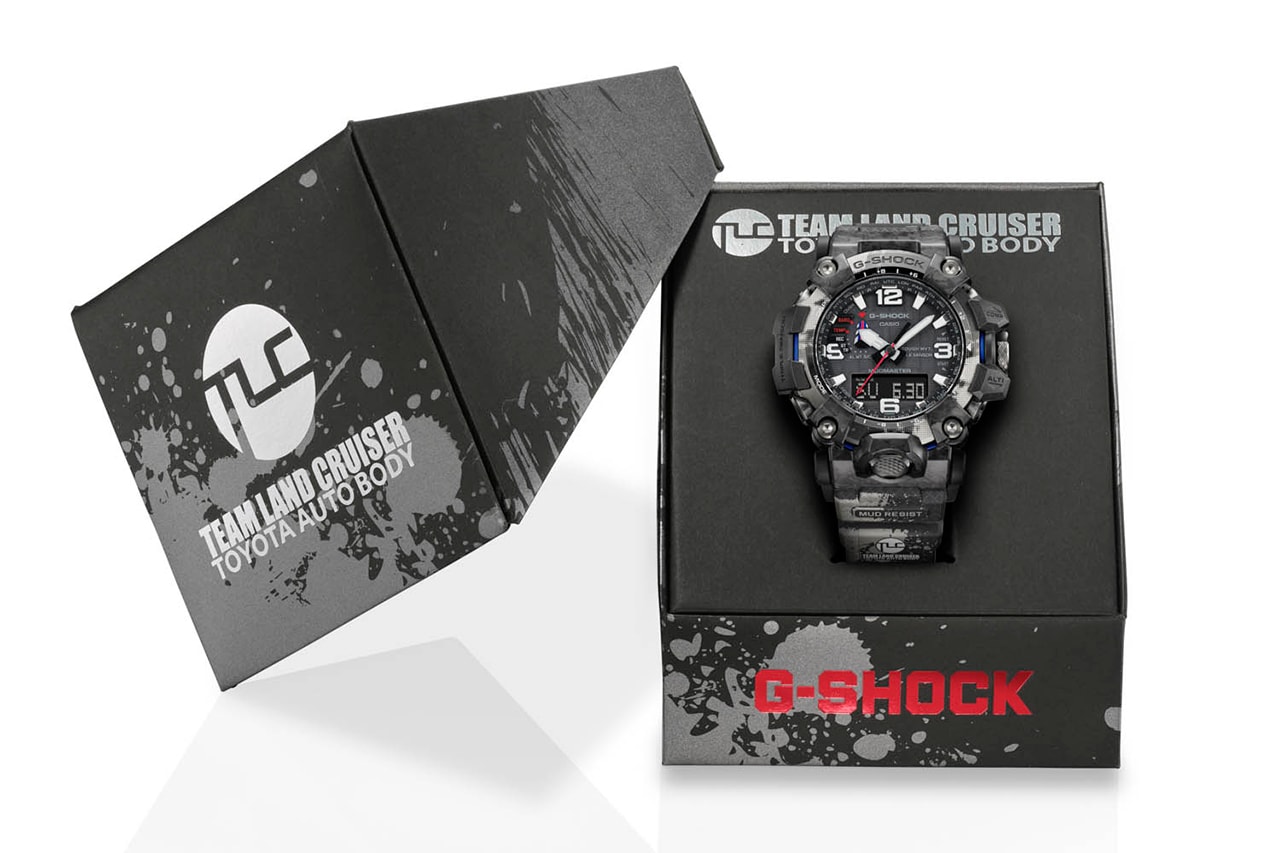 G-SHOCK Creates Laser Engraved Mudmaster Edition For Dakar Rally Veterans Toyota Land Cruiser