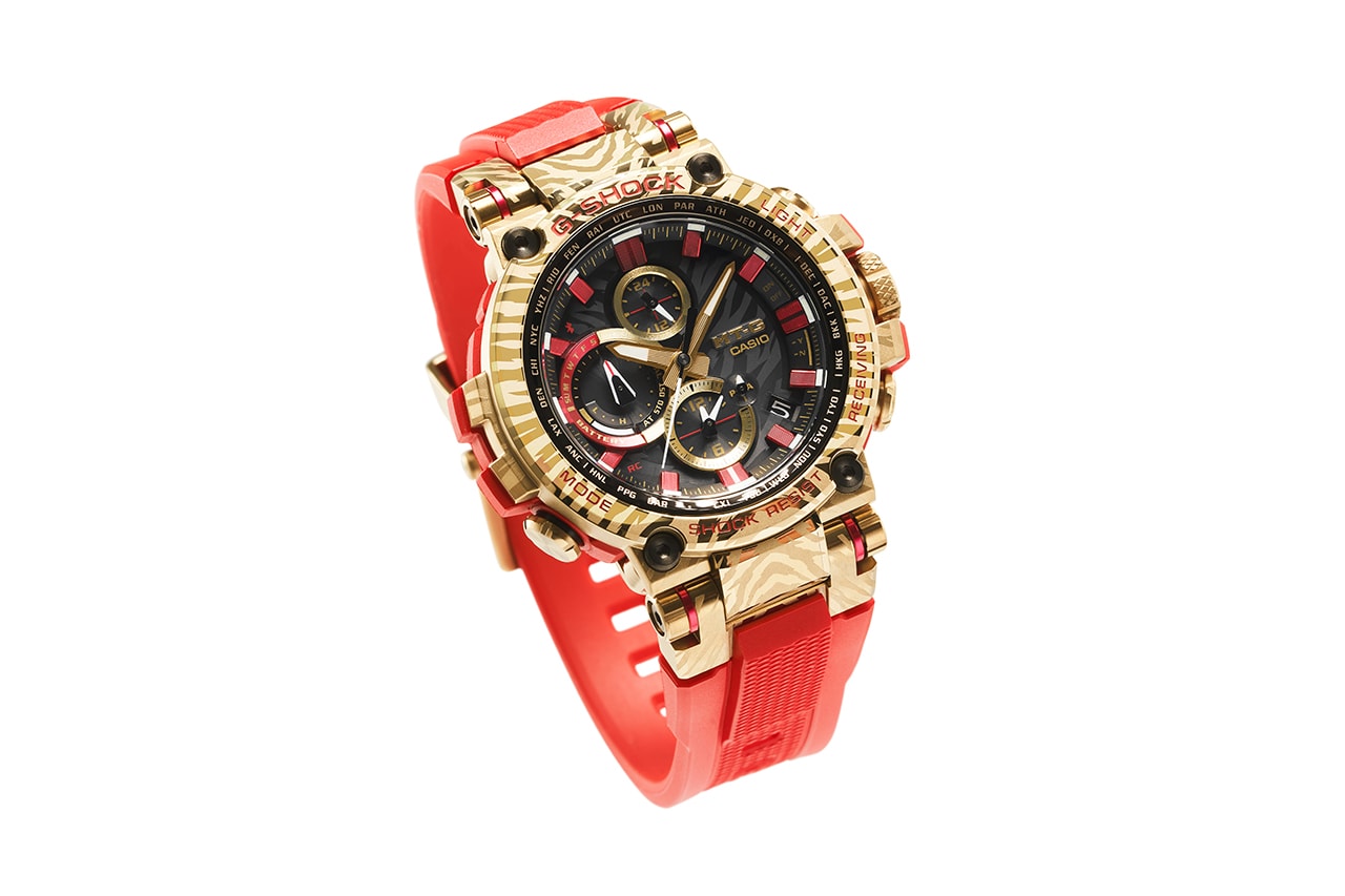 G-SHOCK Celebrates the Forthcoming Year of the Tiger With Limited Edition Gold and Red MTG