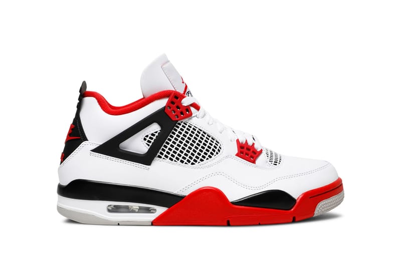 jordan retro 4 red and white release date