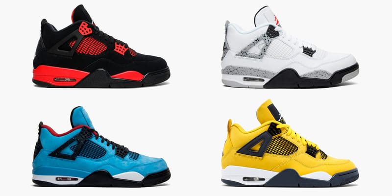 即納国産Nike Air Jordan 4 Retro Thunder サンダー レトロ 靴