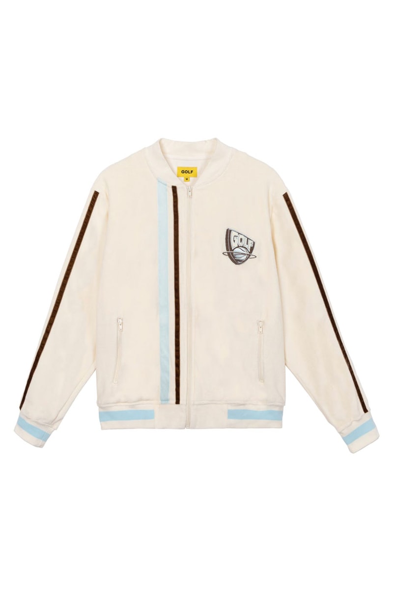 GOLF WANG GOLF CHAMPIONSHIP Collection Release Buy Price Info Letterman Jacket Warm Up Pants Basketball Jersey Shorts T-shirts Signet Ring Sweatband
