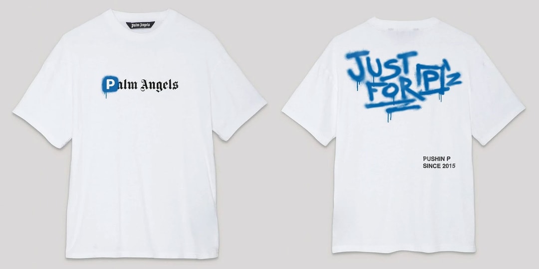 Vlone Palms Angels Tee  Palm angels, Printed shirts, New t shirt design