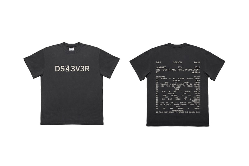 Gunna Drops 'DS4EVER' Merch Collection Mr. Saturday album wunna rapper hip hop freddie gibbs dj akademiks lil baby young thug