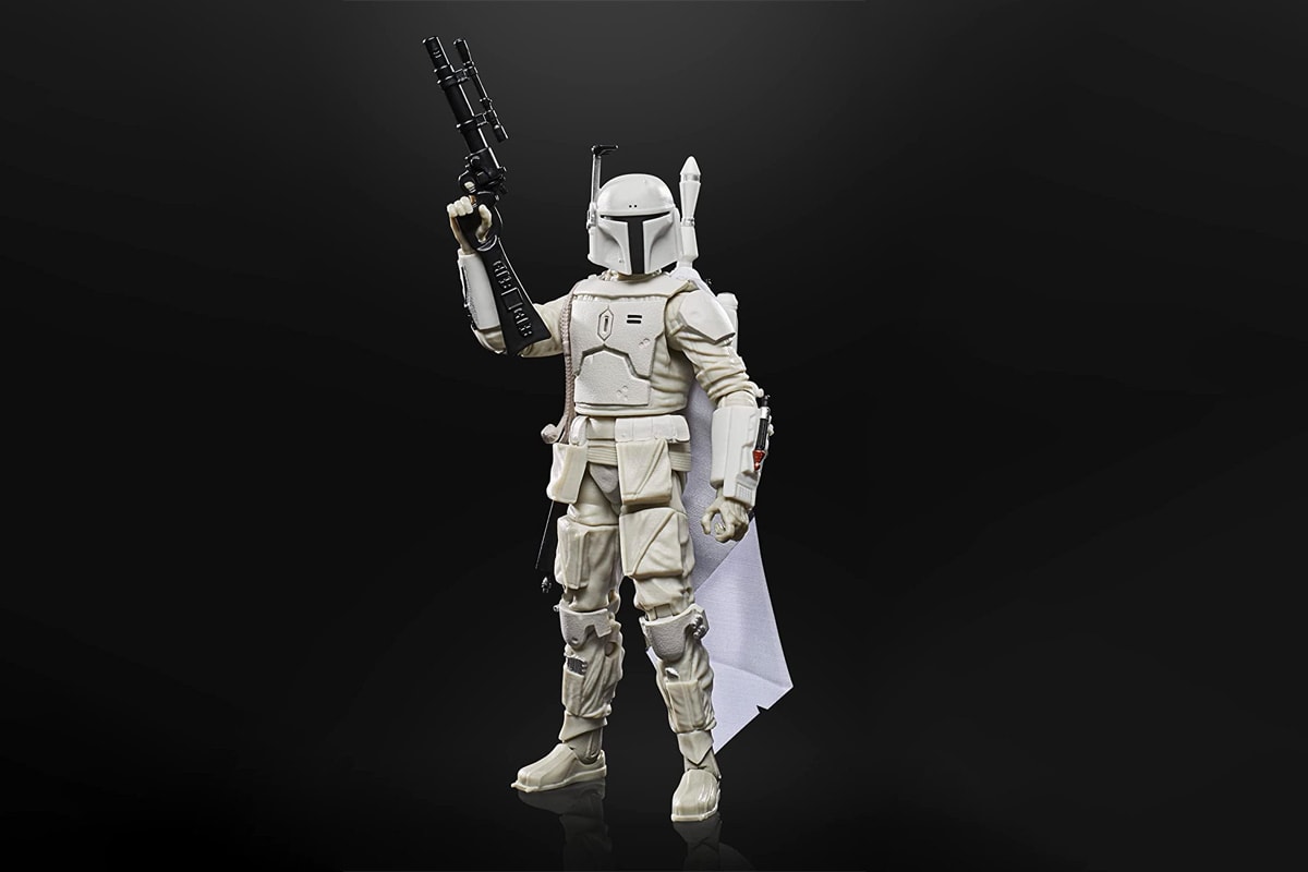 hasbro star wars black series boba fett white prototype armor action figure collectible toy