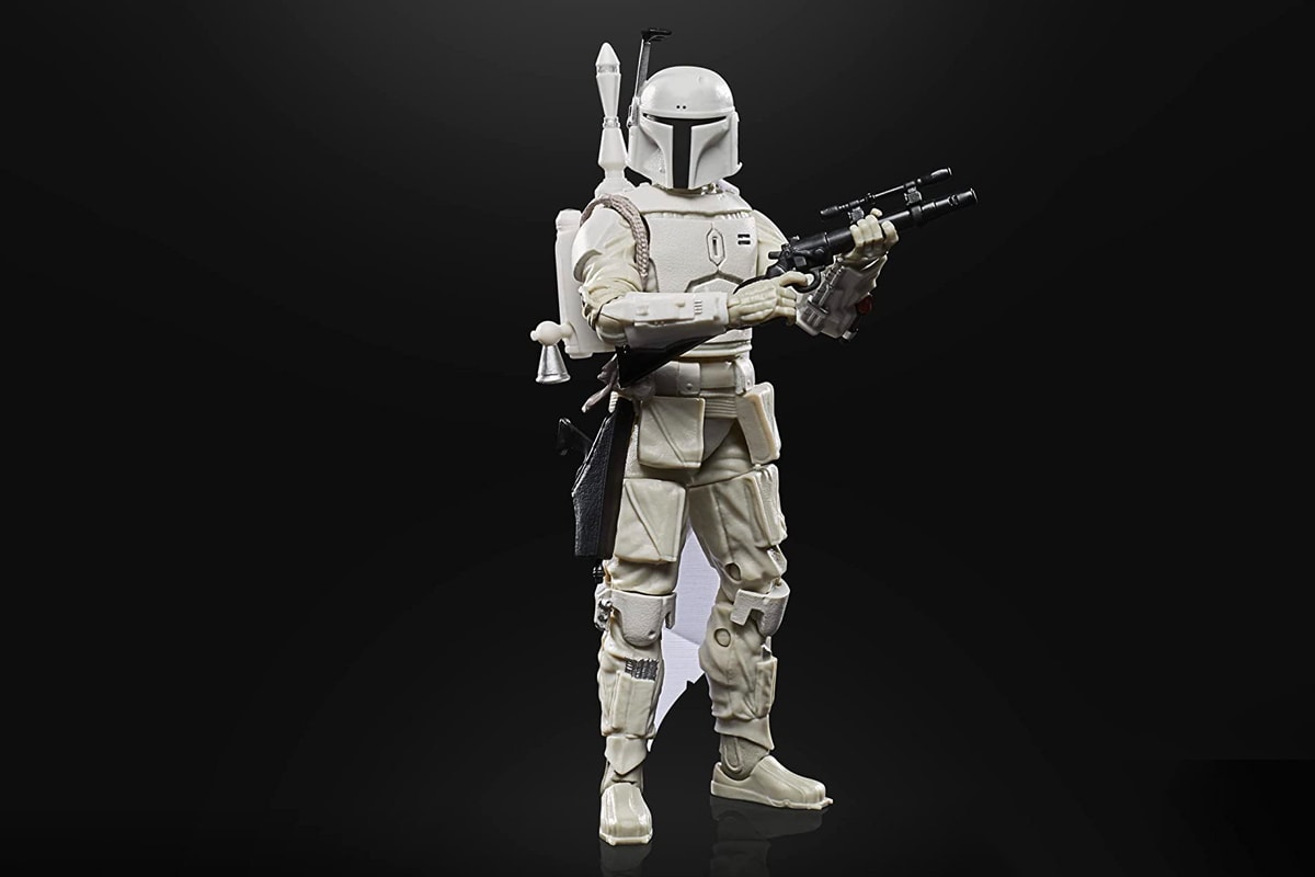 hasbro star wars black series boba fett white prototype armor action figure collectible toy
