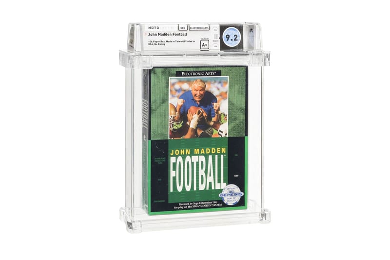 This Copy of 1990 'John Madden Football' for the SEGA Genesis Is Selling for $66,000 USD