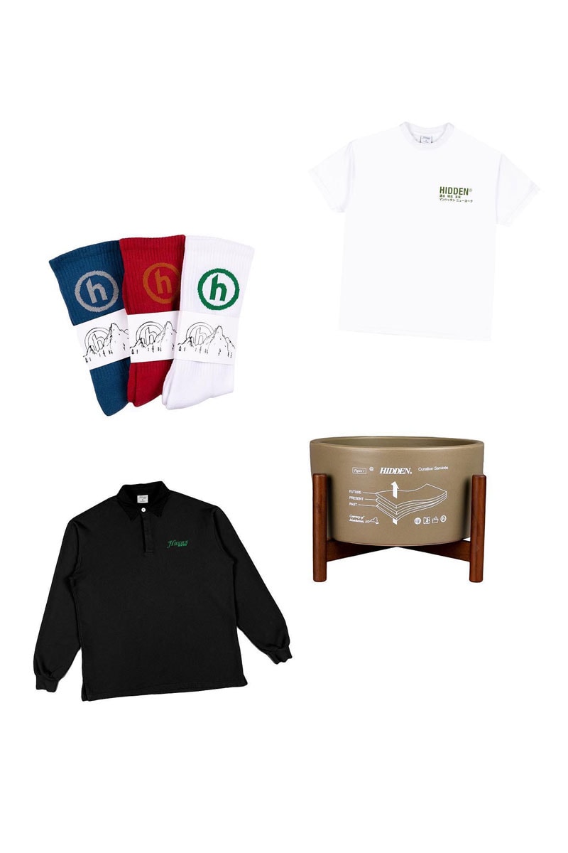 HIDDEN.NY Releases Expansive Range of Apparel and Accessories plant holder ice tray tote denim joggers knit hoodies logo cap release info news