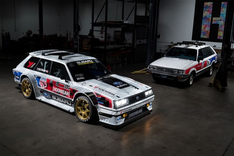 hoonigan gymkhana travis pastrana racing driving 1983 subaru gl wagon 900 horsepower tuning