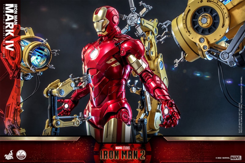 marvel studios cinematic universe iron man 2 suit up gantry action figure 1 4th scale hot toys collectibles 