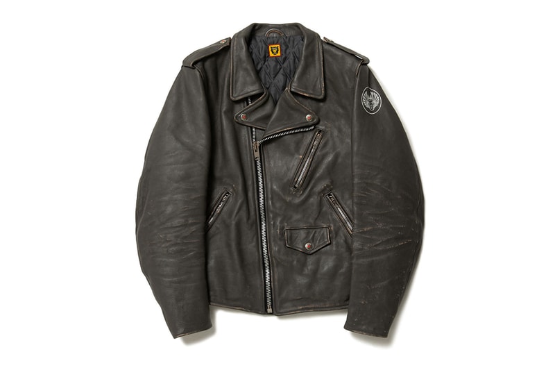 HUMAN MADE PAST MADE launch 23rd season future is in the past leather rider 2022 year of the tiger cowhide leather vintage 