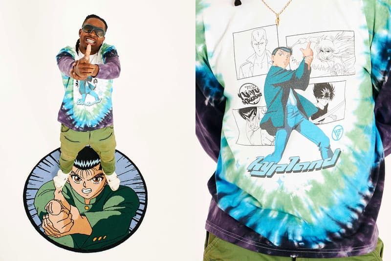 Hypland Yu Yu Hakusho Collaboration Collection Release Info Buy Hiei Kurama Kuwabara Botan lookbooks