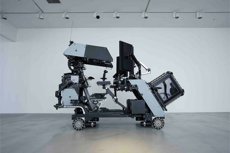 Ikeuchi Hiroto location time Displays Otherworldly Robotics in Largest Exhibition Ever Balenciaga s22 spring 2022 gadgets masks headgear exoskeleton skeletonics prototype inc tokyo news