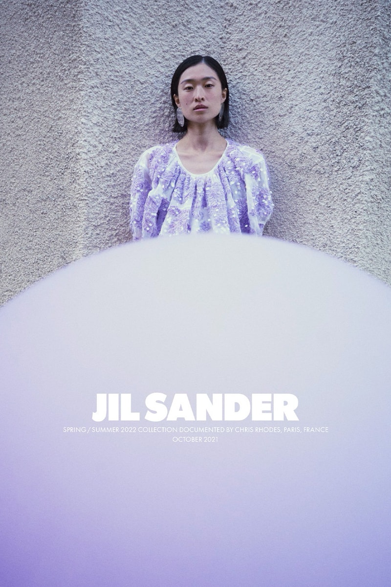 Jil Sander SS22 Collection Campaign Information menswear womenswear 
