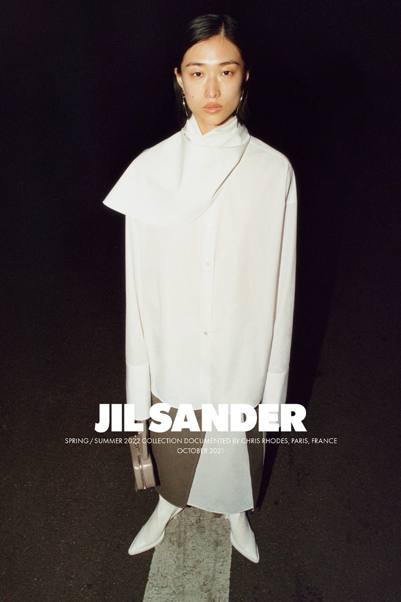 Jil Sander SS22 Collection Campaign Information menswear womenswear 