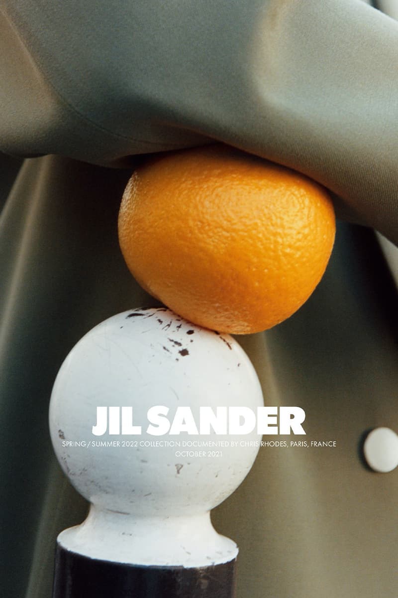 Jil Sander SS22 Collection Campaign Information menswear womenswear 