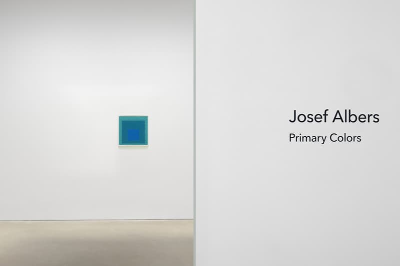 Josef Albers "Primary Colors" David Zwirner Hong Kong