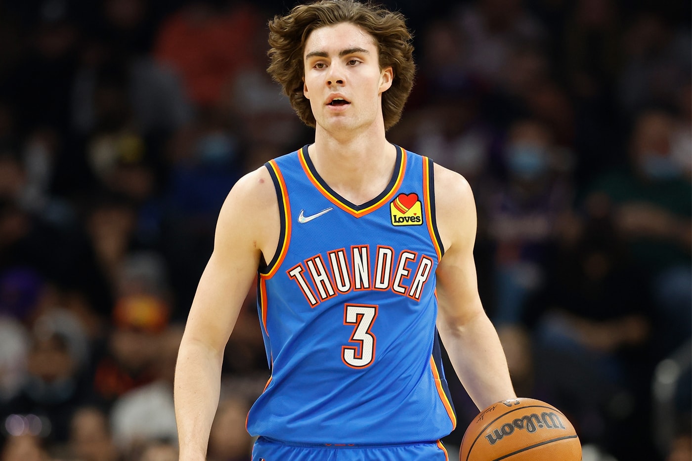 Josh Giddey Becomes Youngest player ever record triple double in the NBA Surpassing Lamelo Ball oklahoma city thunder 17 points 13 rebounds 14 assists 19 years old