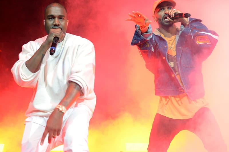 Kanye West Spotted Leaving Recording Studio With Big Sean After Infamous 'Drink Champs' Rivalry rapper hip hop french montana fivio foreign pusha t