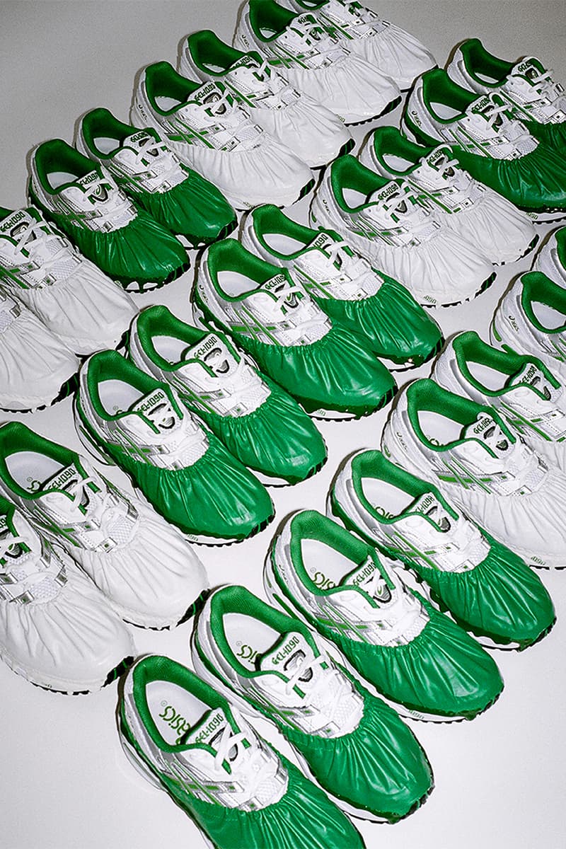 kassl editions asics gel 1090 green white release details end raffle crafts for minds charity sale