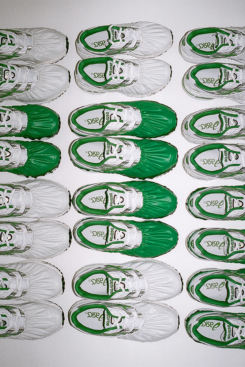 kassl editions asics gel 1090 green white release details end raffle crafts for minds charity sale