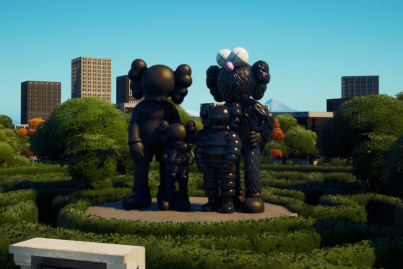 KAWS "NEW FICTION" Exhibition Fortnite Serpentine Acute Art