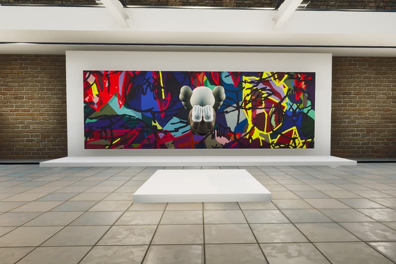 KAWS "NEW FICTION" Exhibition Fortnite Serpentine Acute Art