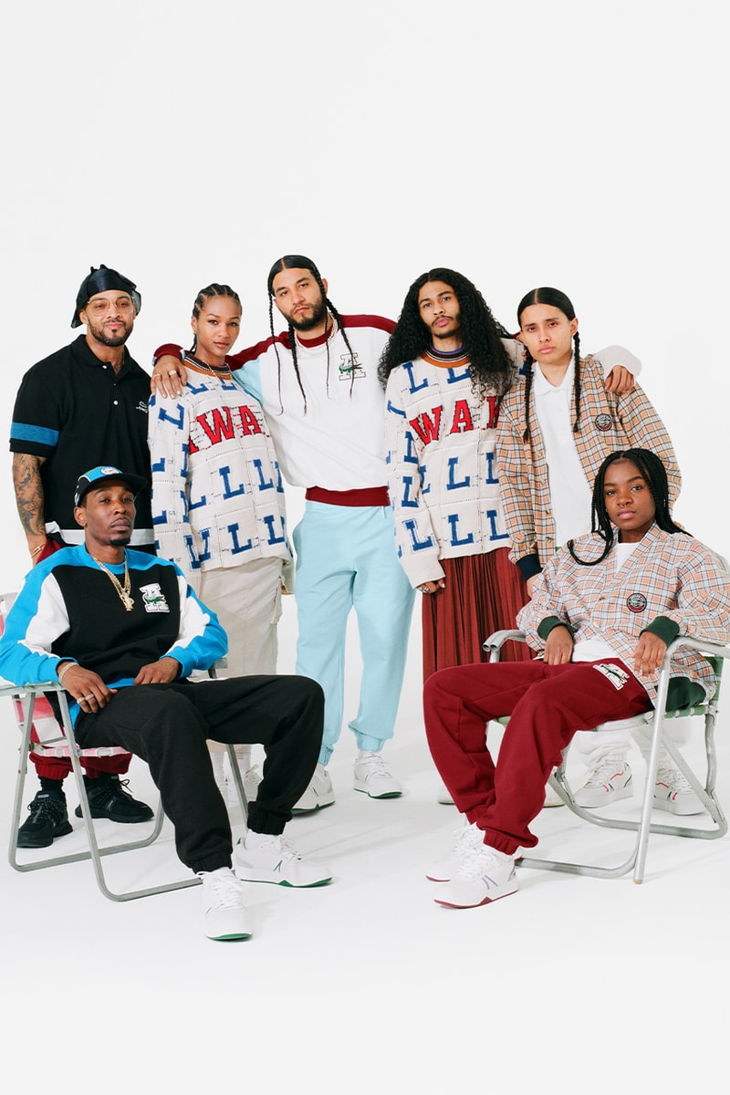 Lacoste x Awake NY Collaboration Lookbook Info release streetwear tennis sportswear caps jumpers Angelo baque 