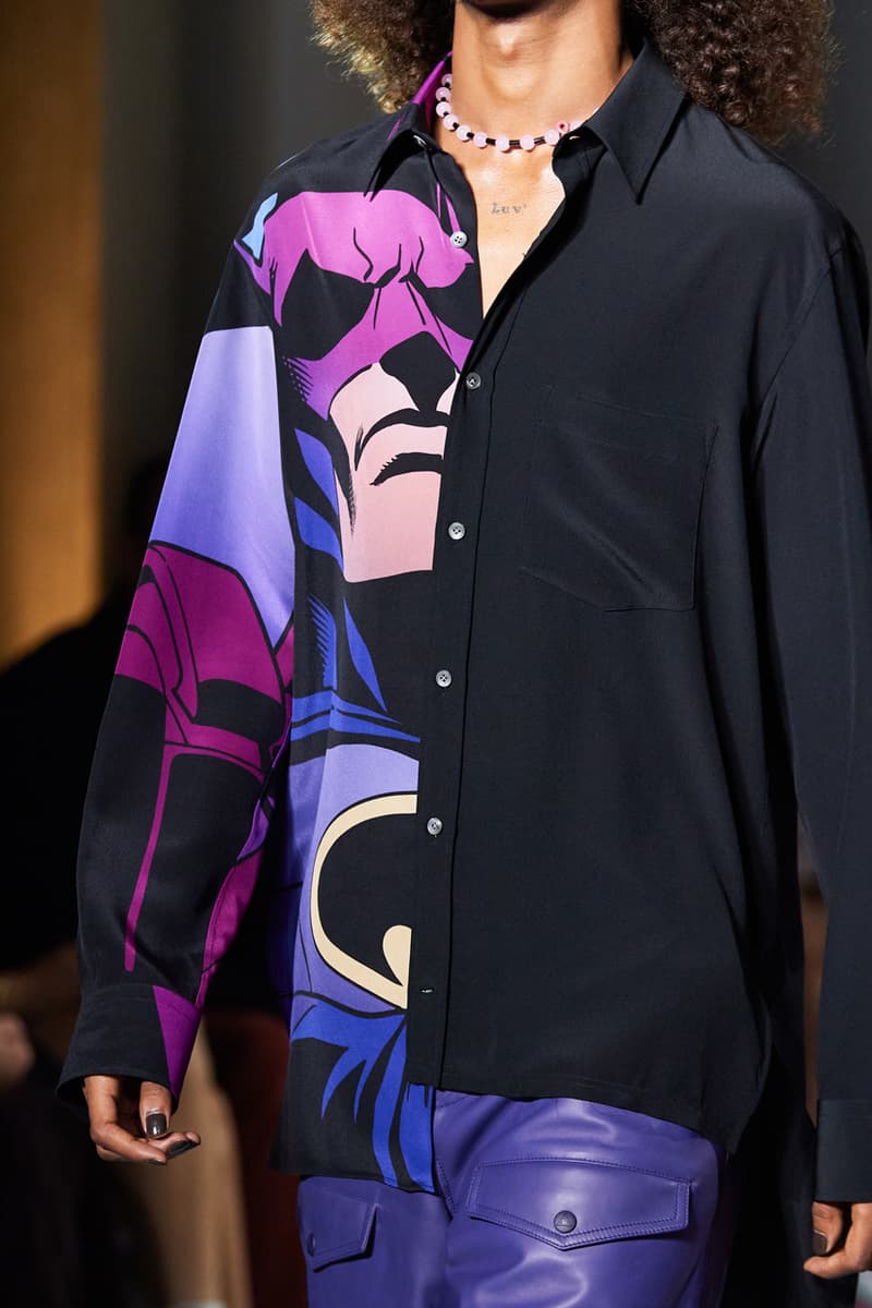 Lanvin DC Comics Batman Catwoman Bruno Sialelli Spring Summer 2022 Launch Closer Look Runway 