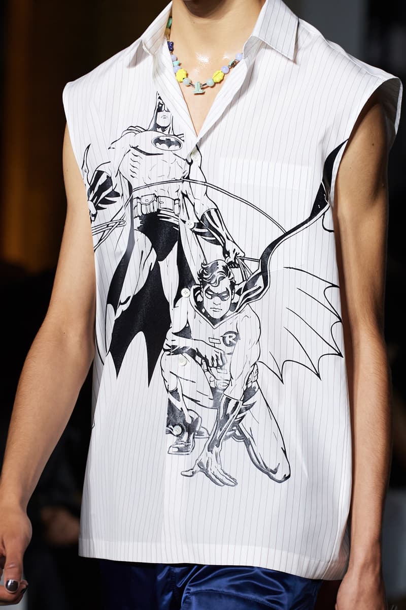 Lanvin DC Comics Batman Catwoman Bruno Sialelli Spring Summer 2022 Launch Closer Look Runway 