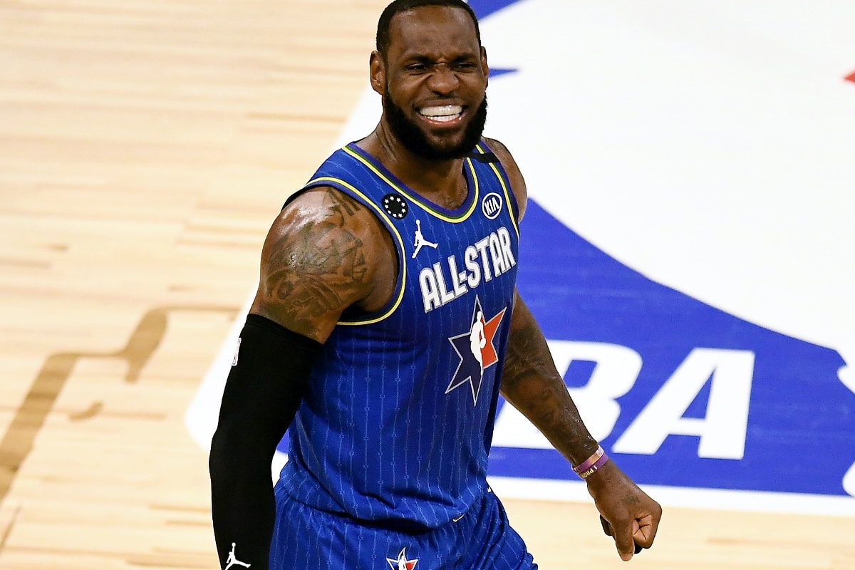 LeBron James Becomes First NBA Player To Be Named All-Star Starter for 18 Consecutive Years los angeles lakers basketball king james akron ohio cleveland cavaliers nba all-star game kobe
