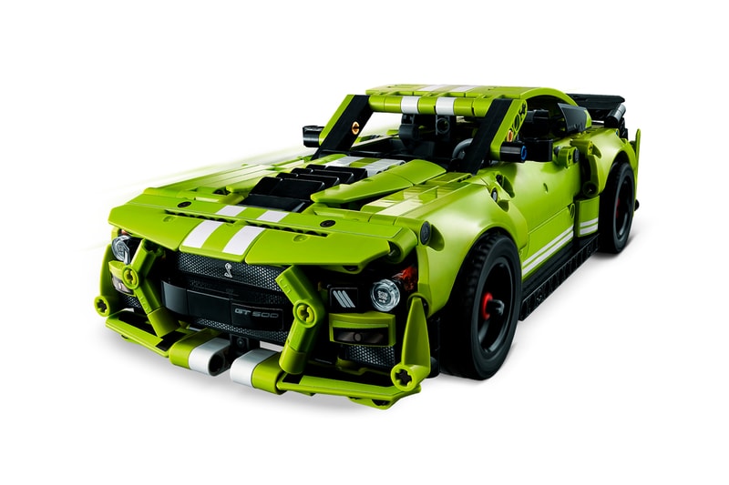 LEGO Технический Ford Mustang Shelby GT500 Дополненная реальность Приложение AR Функция отката Американский дизайн игрушечных автомобилей Muscle Car 