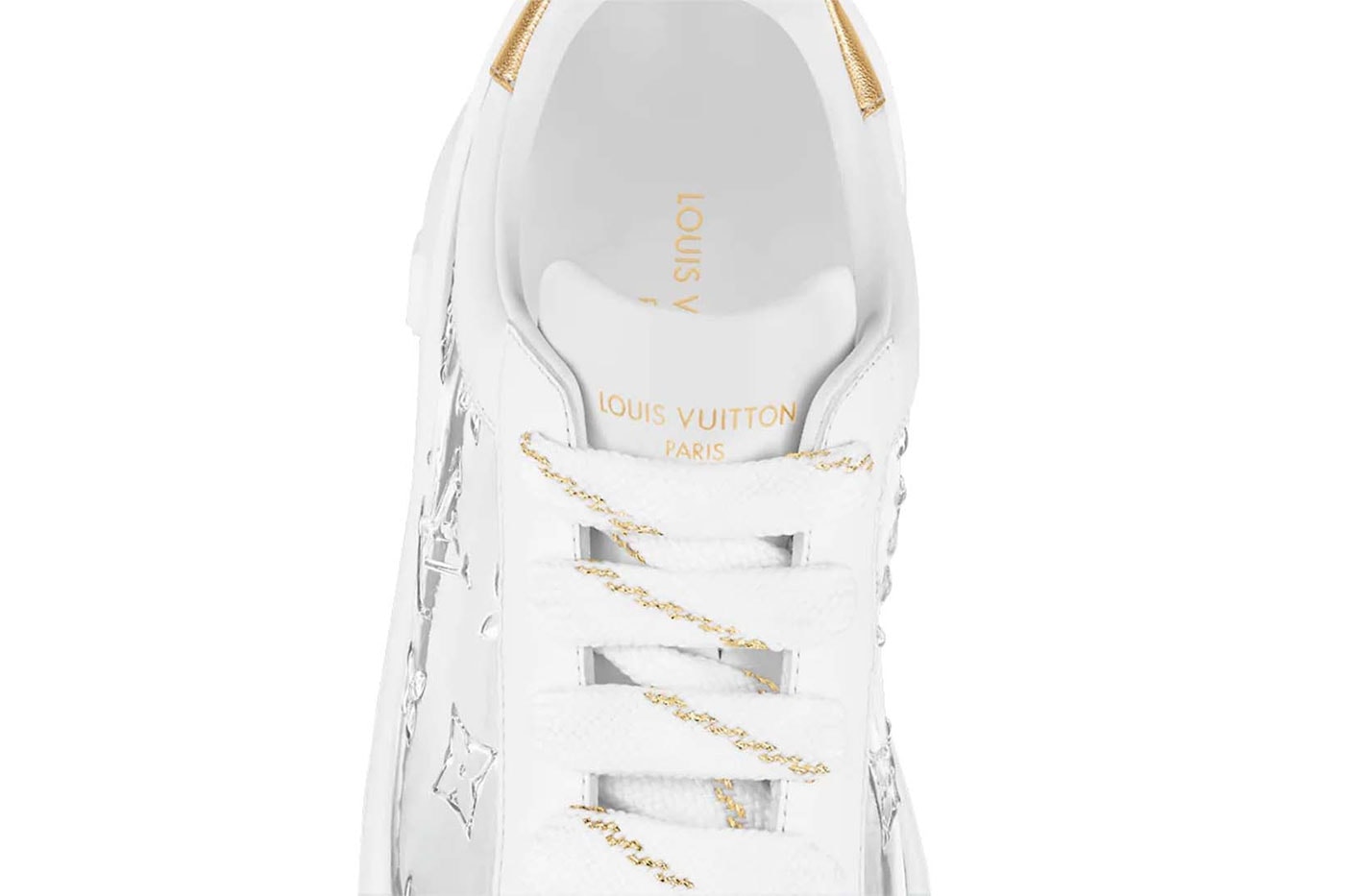 Louis Vuitton Monogram Time Out Sneakers 40 Gold
