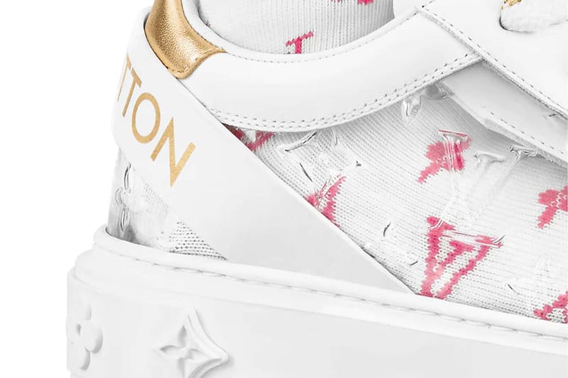 louis vuitton see through trainers
