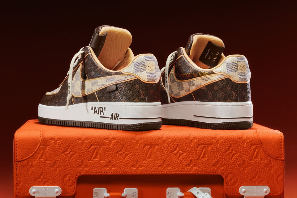 The Louis Vuitton Nike Air Force 1 is the hit of fashion week