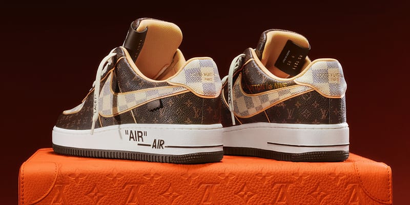 louis vuitton nike air force off white