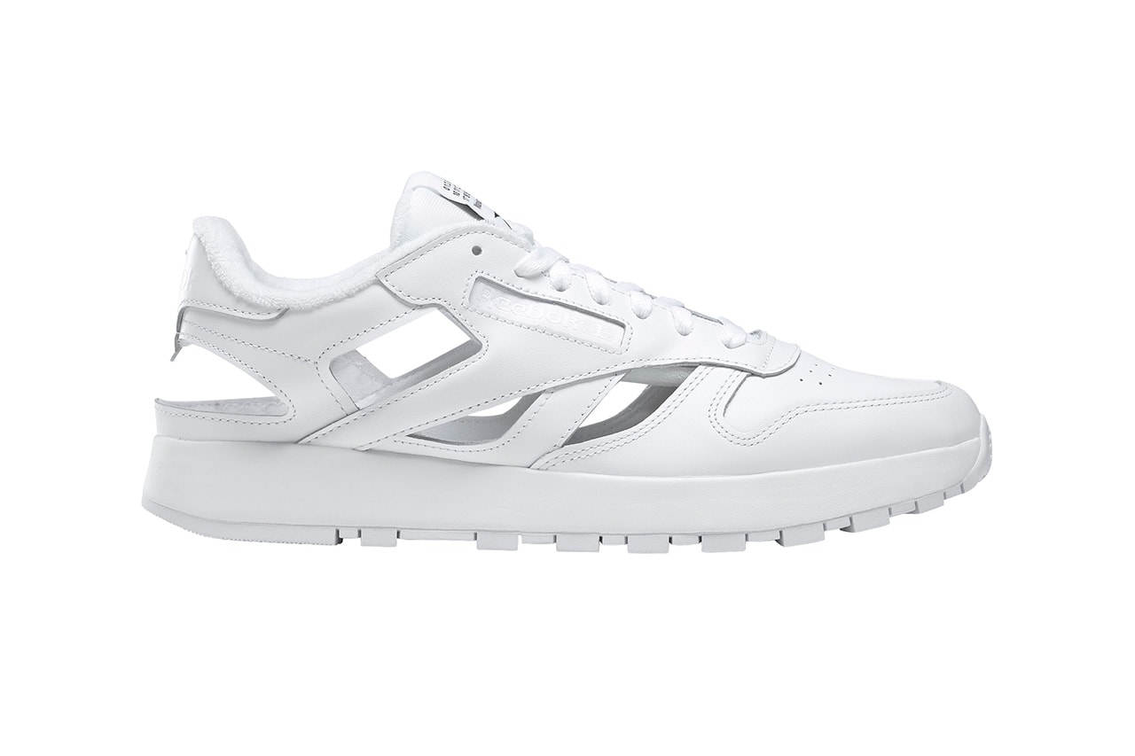 Maison Margiela Reebok Classic Leather Tabi Décortiqué Low bianchetto white black red release date info store list buying guide photos price ss22