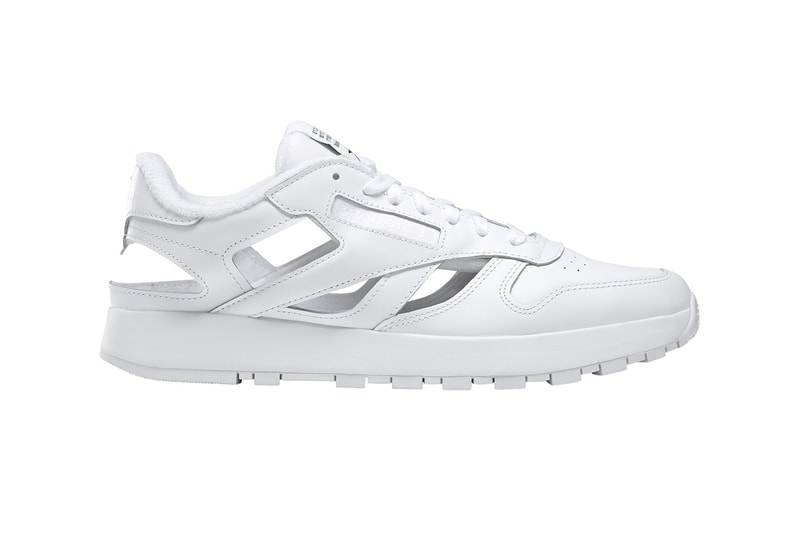 Maison Margiela Reebok Classic Leather Tabi Décortiqué Low bianchetto белый черный красный дата выпуска информация список магазинов руководство по покупке фото цена ss22