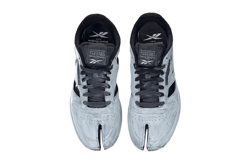 Maison Margiela Reebok Classic Leather Tabi Décortiqué Low bianchetto белый черный красный дата выпуска информация список магазинов руководство по покупке фото цена ss22