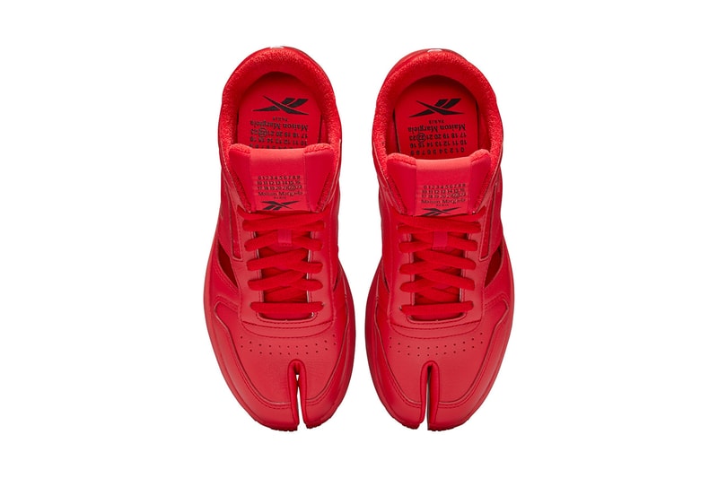 Maison Margiela Reebok Classic Leather Tabi Décortiqué Low bianchetto белый черный красный дата выпуска информация список магазинов руководство по покупке фото цена ss22