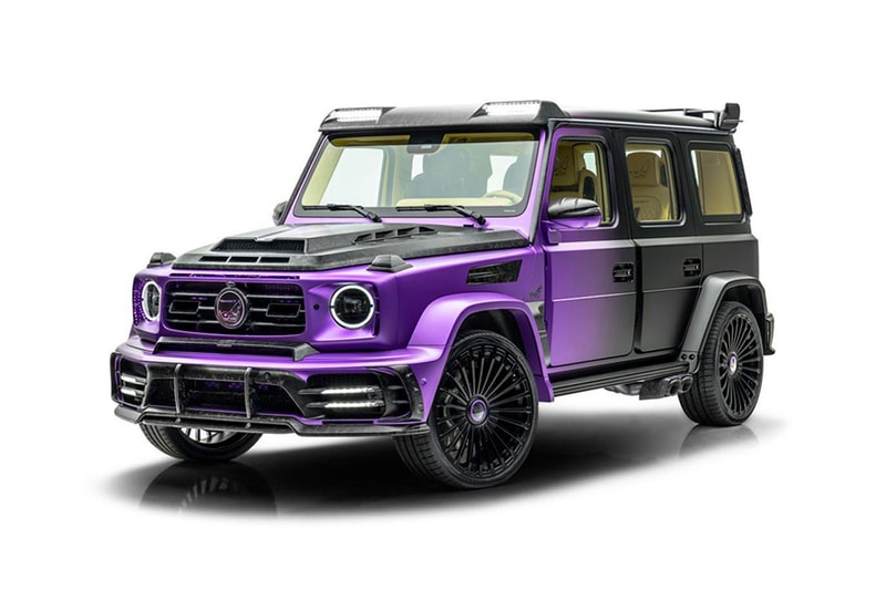 Mansory Mercedes-Benz AMG G63 truck suv purple black UAE Edition lakers colors 4.0 litre twin turbo v8 900 bhp 885 torque release info