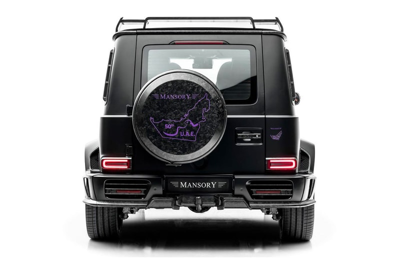 Mansory Mercedes-Benz AMG G63 truck suv purple black UAE Edition lakers colors 4.0 litre twin turbo v8 900 bhp 885 torque release info