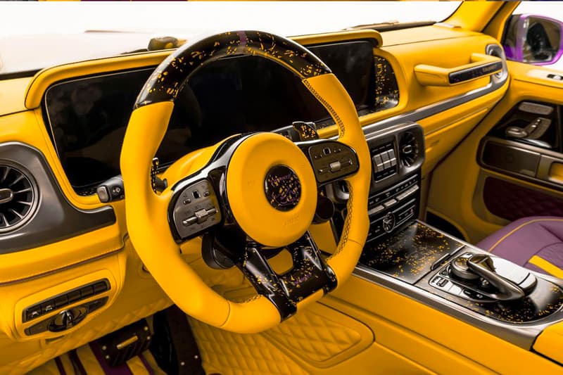 Mansory Mercedes-Benz AMG G63 truck suv purple black UAE Edition lakers colors 4.0 litre twin turbo v8 900 bhp 885 torque release info