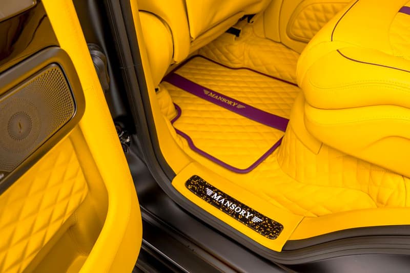 Mansory Mercedes-Benz AMG G63 truck suv purple black UAE Edition lakers colors 4.0 litre twin turbo v8 900 bhp 885 torque release info