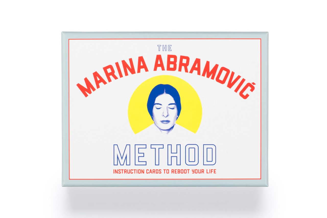 Метод Марины Абрамович: карточки с инструкциями 